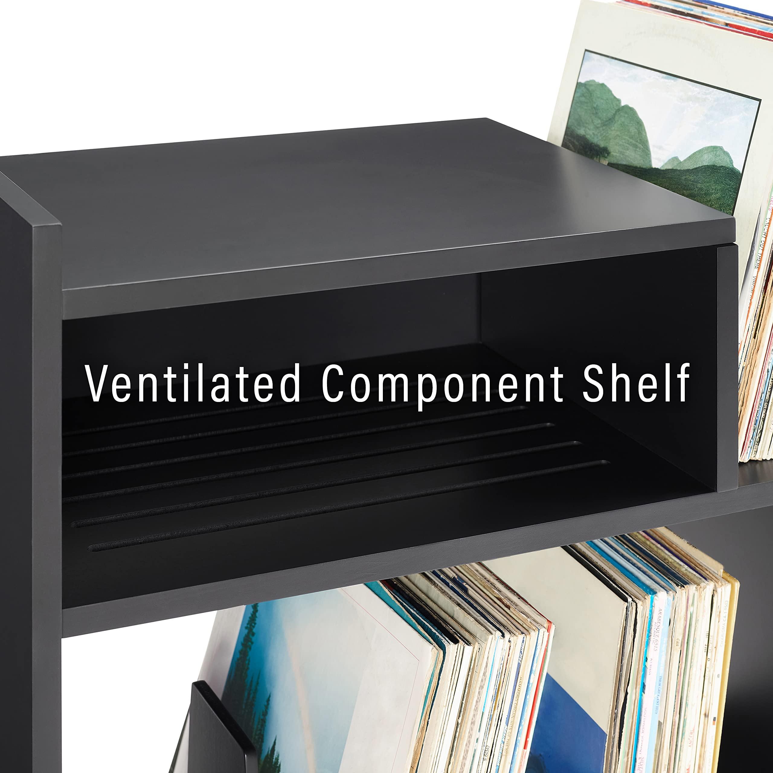 Crosley Furniture Crosley Furniture Portland Turntable Stand, Black