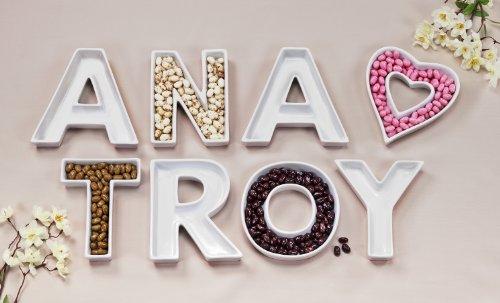 Ivy Lane Design Ivy Lane Design Ceramic Love Letter Dish, Letter B, White