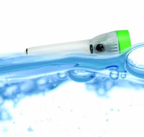 Life Gear Life Gear LED Flashlight with Glow Handle, Emergency Flasher and Storage Compartment, GREEN