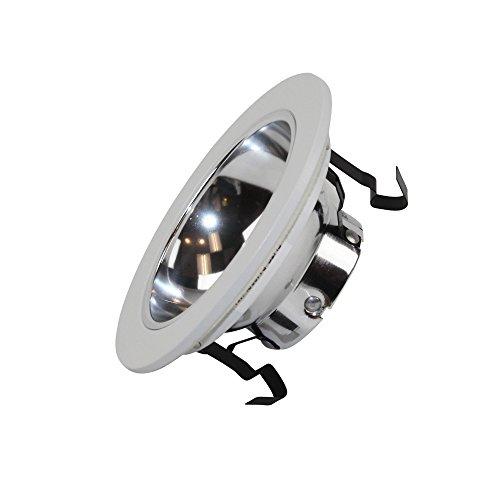 Elite lighting Elite Lighting B1402 4" Low Voltage Trims White Chrome Reflector