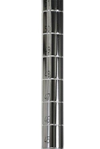 Omega Products Corporation Omega Products Corporation 18" Deep x 18" Wide x 96" High Chrome Double Decker Garment Rack