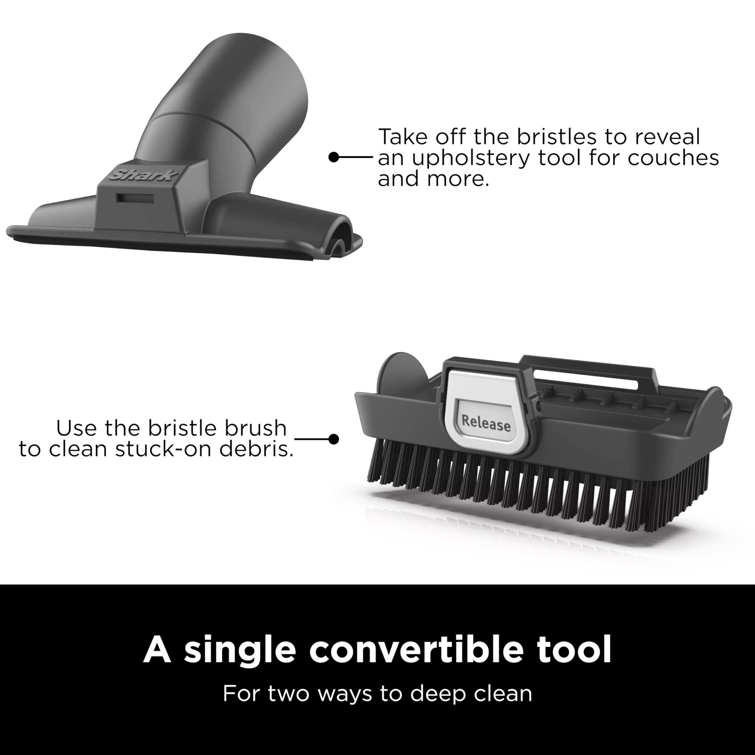 Shark Shark HV343AMZ Rocket Corded Stick Vacuum with Self-Cleaning Brushroll, Lightweight & Maneuverable, Perfect for Pet Hair Pickup, Converts to a Hand Vacuum, Crevice Upholstery Tools, Blue/Silver