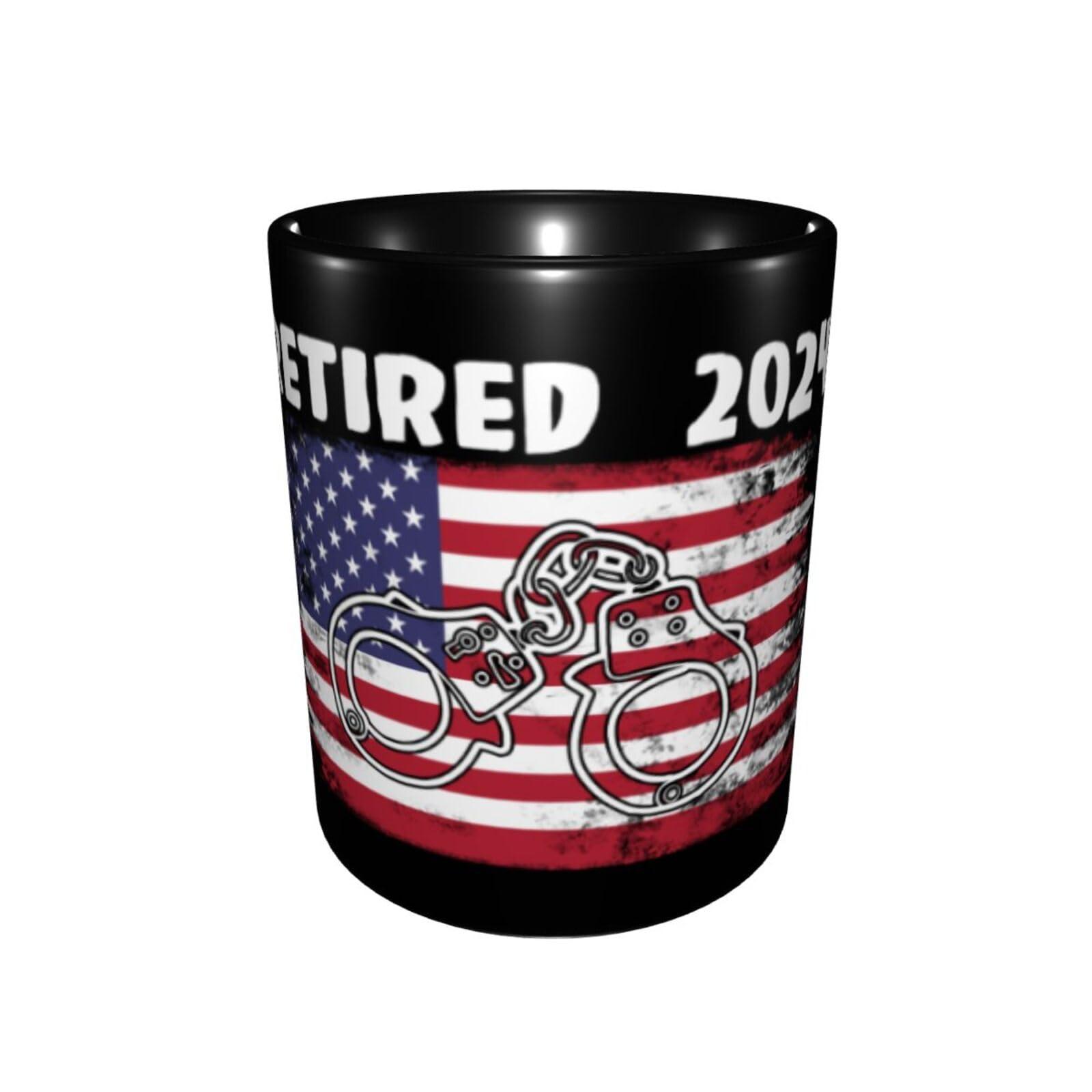 SwpWab SwpWab Police Officer Retired not My Problem Funny Coffe Mug Ceramic Tea Cups Travel Mugs Drink For Work Home Office