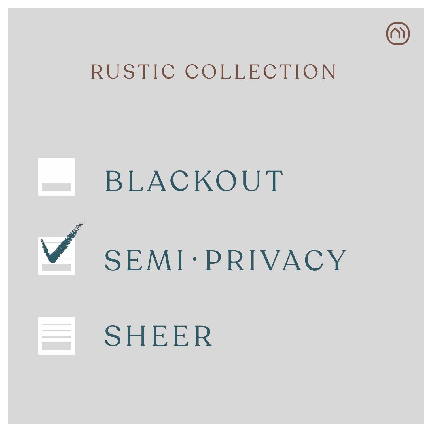 Mood MOOD Custom Bamboo Shades | Rustic | Top Down Bottom Up Cordless | Bamboo Roman Shades for Windows and Doors (Natural Woven) | Rustic Walnut (Great Privacy) | 25.5" W x 60" H