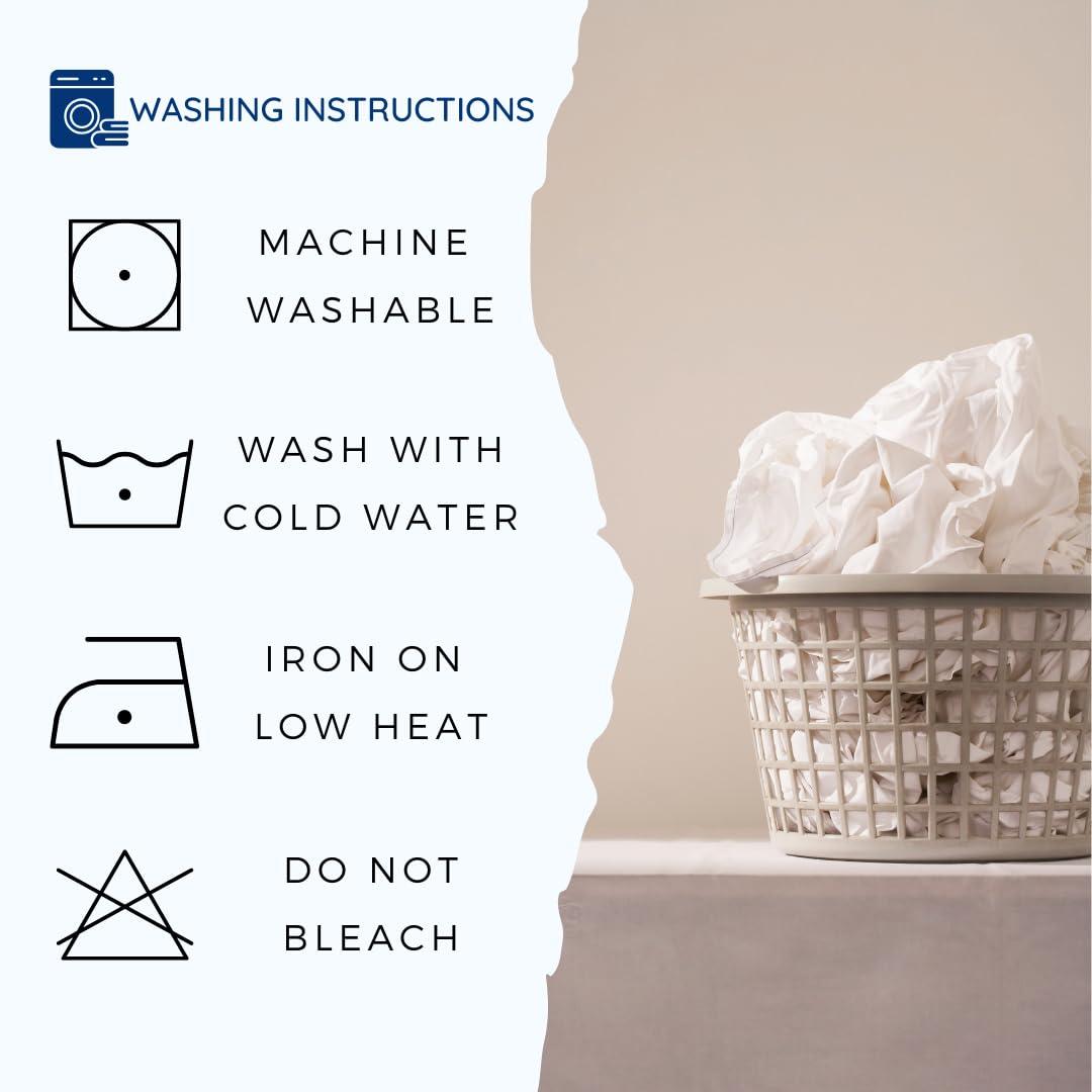 THYUNQ THYUNQ Ocean Wave Sheets Twin XL Size Bed, Blue Waves Pattern Bedding Sheets & Pillowcases - 16 Inch Deep Pocket, Super Soft Microfiber Printed Sheet Set 3 Piece