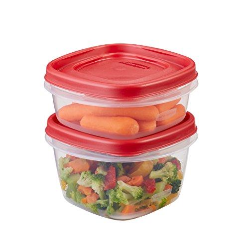 Rubbermaid Rubbermaid Easy Find Lids Food Storage-Containers, Racer Red, 18-Piece Set