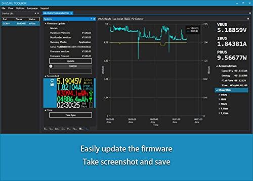 AVHzY AVHzY USB Power Meter USB 3.1 Tester Digital Multimeter Current Tester Voltage Detector Lua Interpreter Integrated DC 26V 6A PD 2.0/3.0 QC 2.0/3.0/4.0 pps Trigge