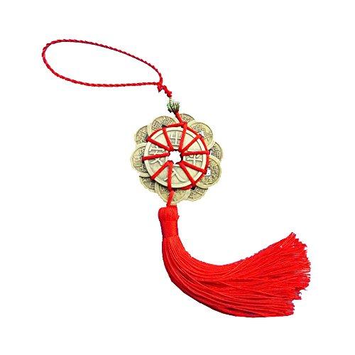 YPY YPY 10 Pack Chinese Feng Shui Coins Set & Lucky Charm Ancient I Ching Coins for Prosperity Protection Good Fortune Wealth and Successes (10, Circular Ornaments)