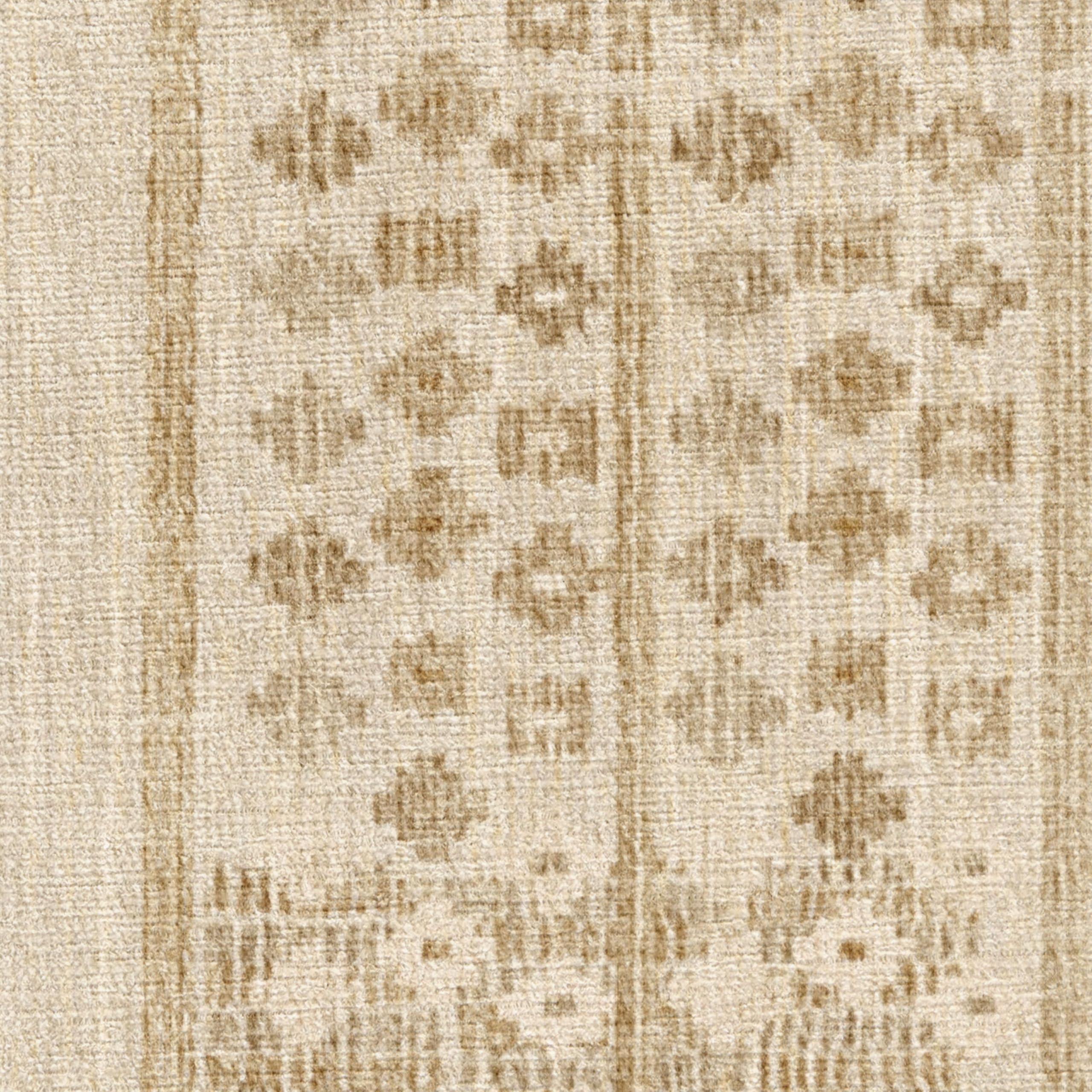 RUGGABLE RUGGABLE x goop Washable Rug - Modern Geometric Area Rug for Living Room Bedroom Kitchen - Non-Slip, Pet & Child Friendly, Stain & Water Resistant- Lucia Natural 6'x9' (Standard Pad)