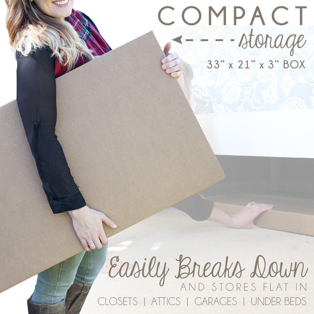 Teak Isle Teak Isle Outdoor Nativity Scene - Holy Family Yard Nativity Set. Made in USA, Durable Materials, Simple Assembly, Compact Storage. White. Solid Plastic.