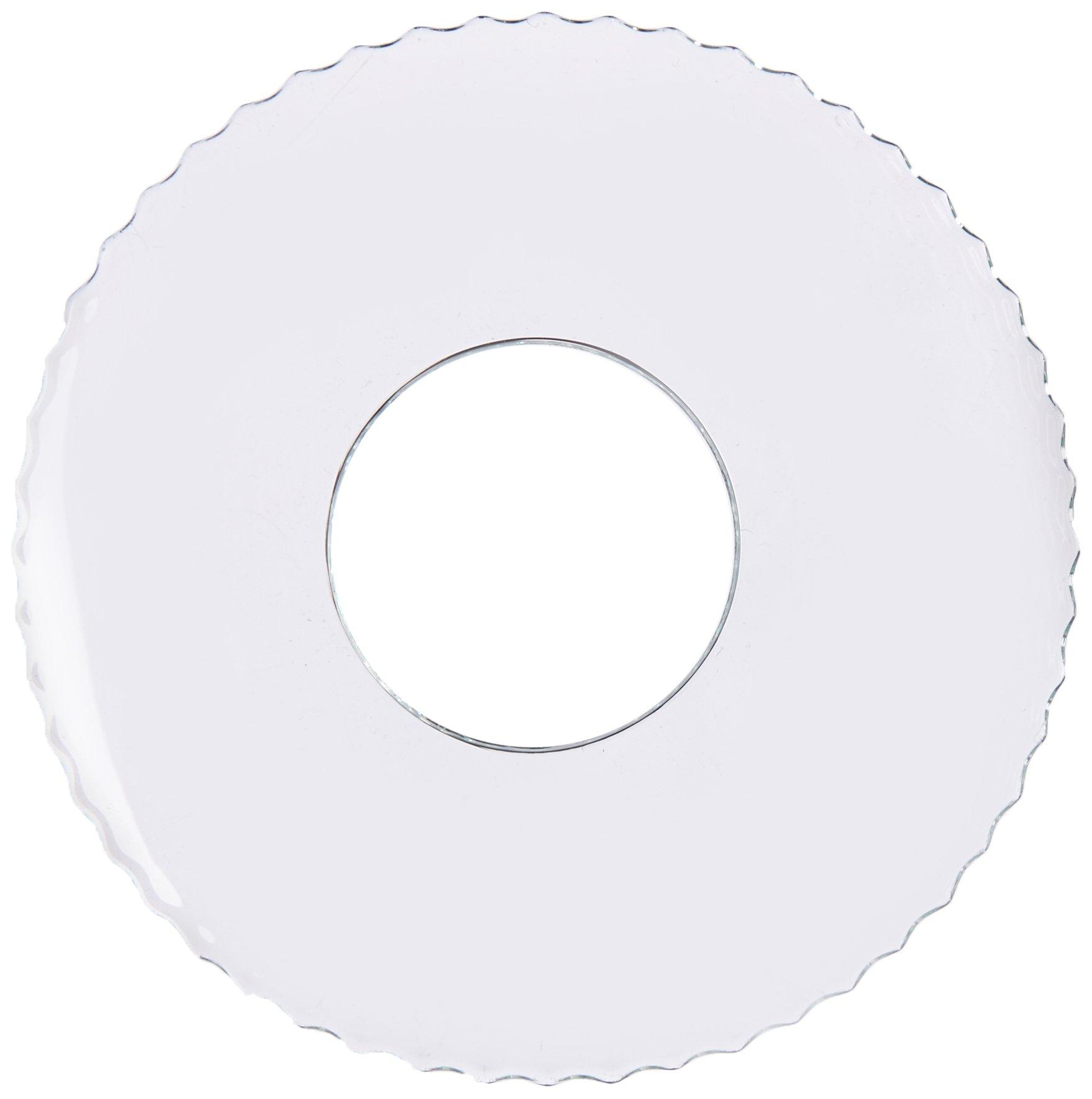 Biedermann & Sons Biedermann & Sons Candle Bobeches, Box of 12, Clear Glass with Serrated Rim 3-Inch