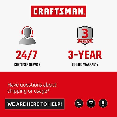 Craftsman CRAFTSMAN Retractable Extension Cord Reel 1 Ft. With 4 Outlets, Cable Management & Heavy Duty 14AWG SJTW Cable