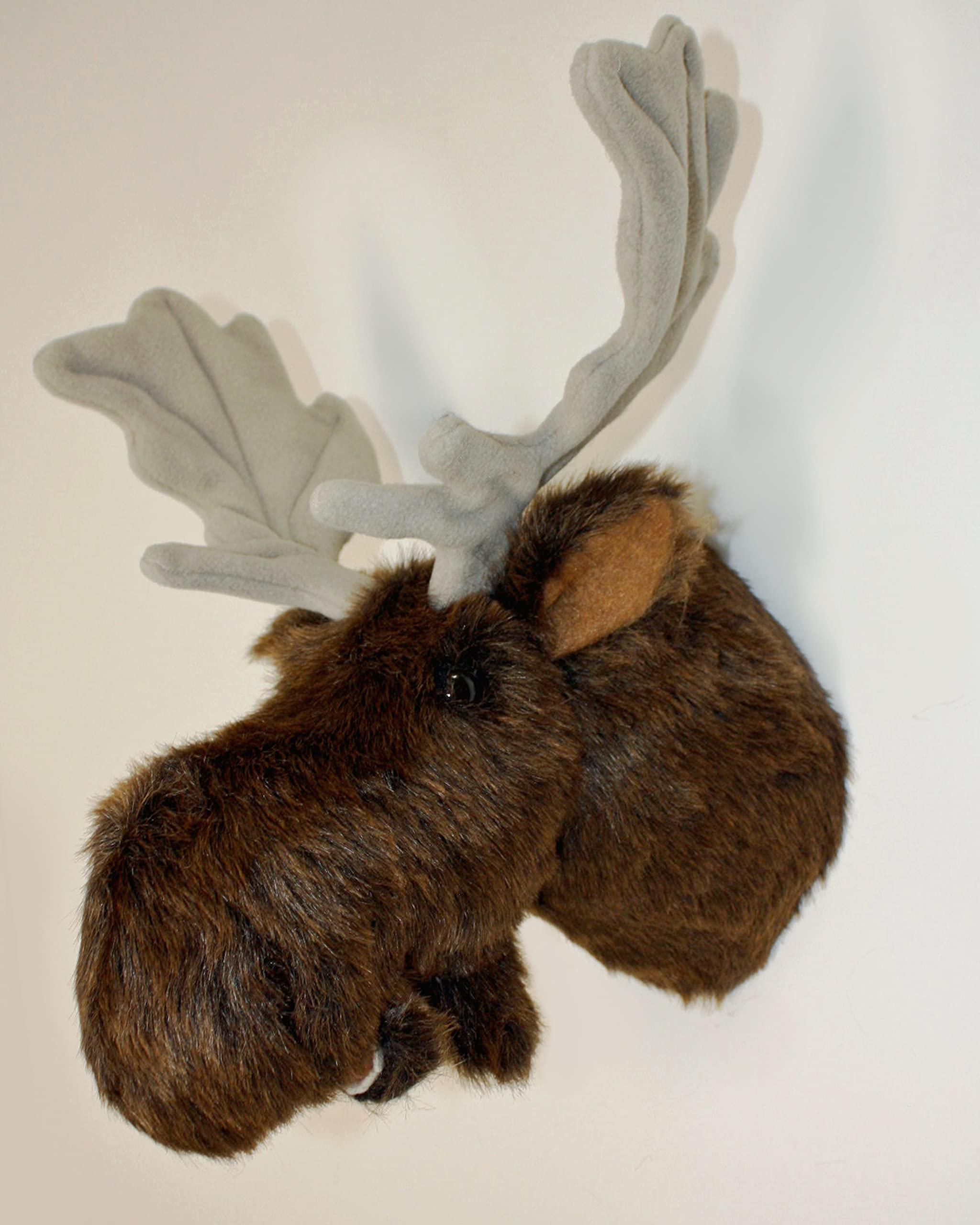 Fairgame Wildlife Plush Moose Head \"George\" Medium Shoulder Mount
