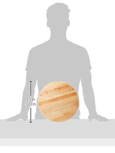 John Boos John Boos Boos Block B Series Round Wood Cutting Board with Feet, 1.5-Inch Thickness, 12\" x 12\" x 1 1/2\", Maple