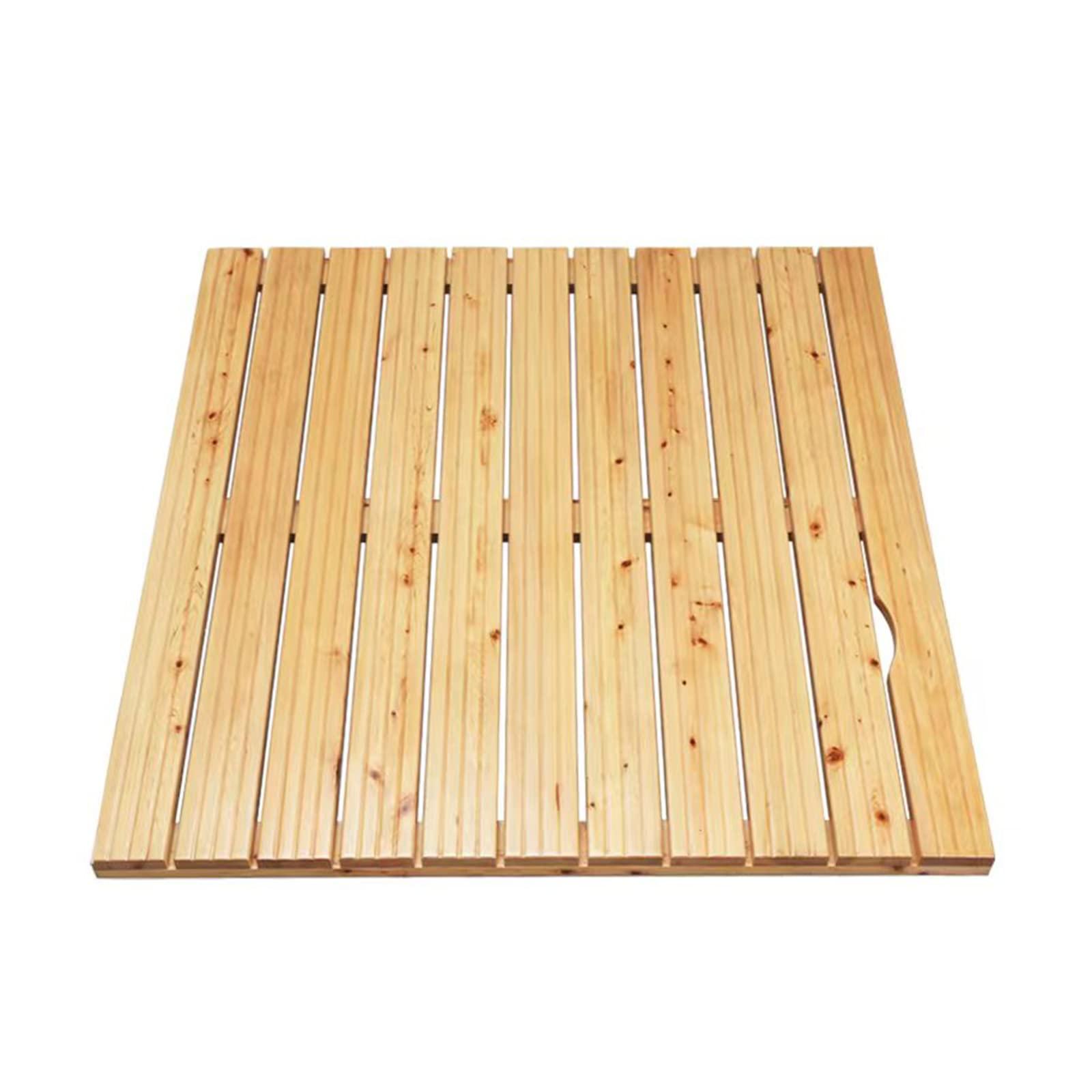 SUNMME Bamboo Bath Mat,Bamboo Duckboard Bath Mat,Bamboo Bath Mats for Bathroom,Non Slip, Wood Bathmat for Shower, Tub and Sauna,Luxury Spa Mat, Wooden Mat,Customizable,80x100cm/31x39in