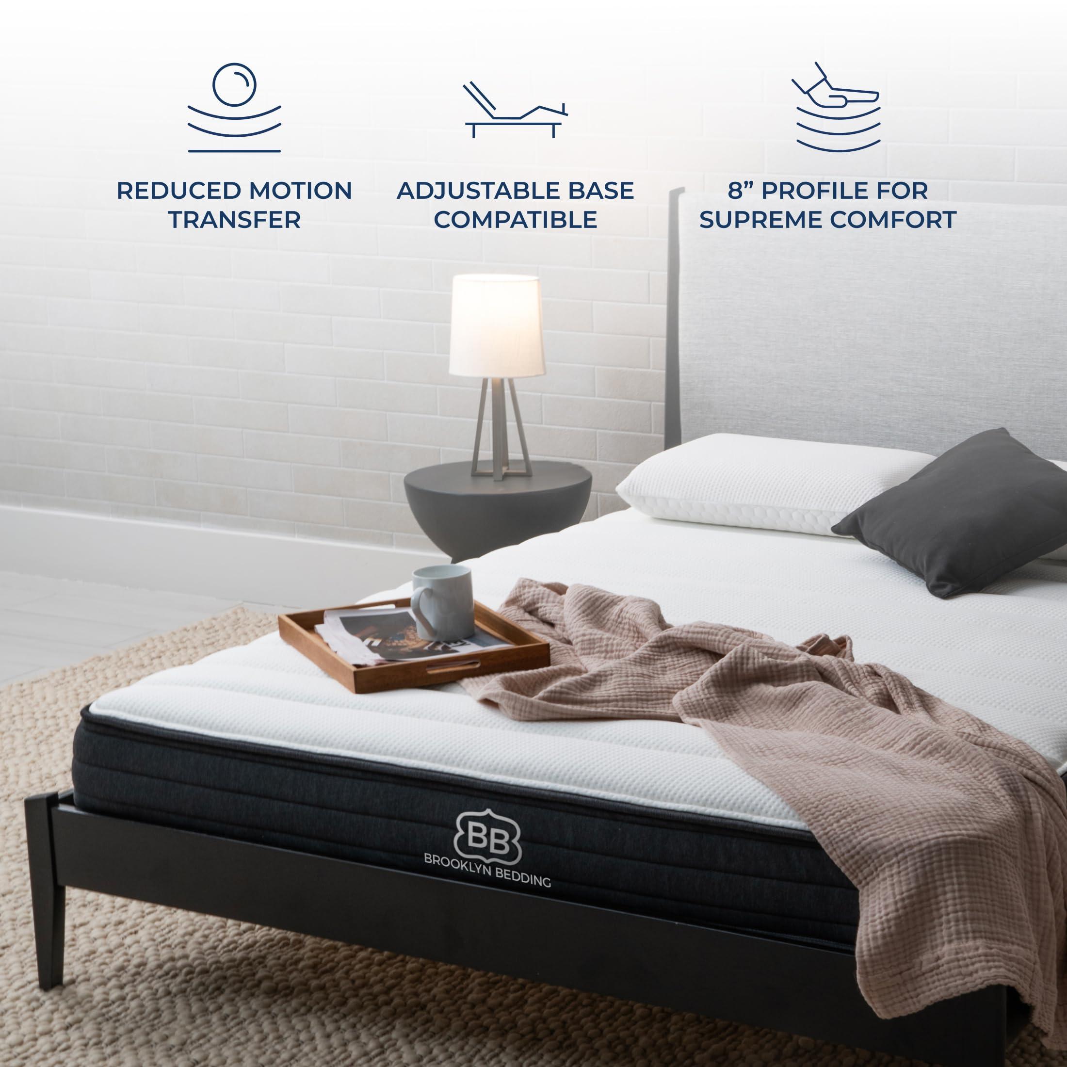 Brooklyn Bedding Brooklyn Bedding Select 8" Gel Memory Foam Hybrid Mattress, King