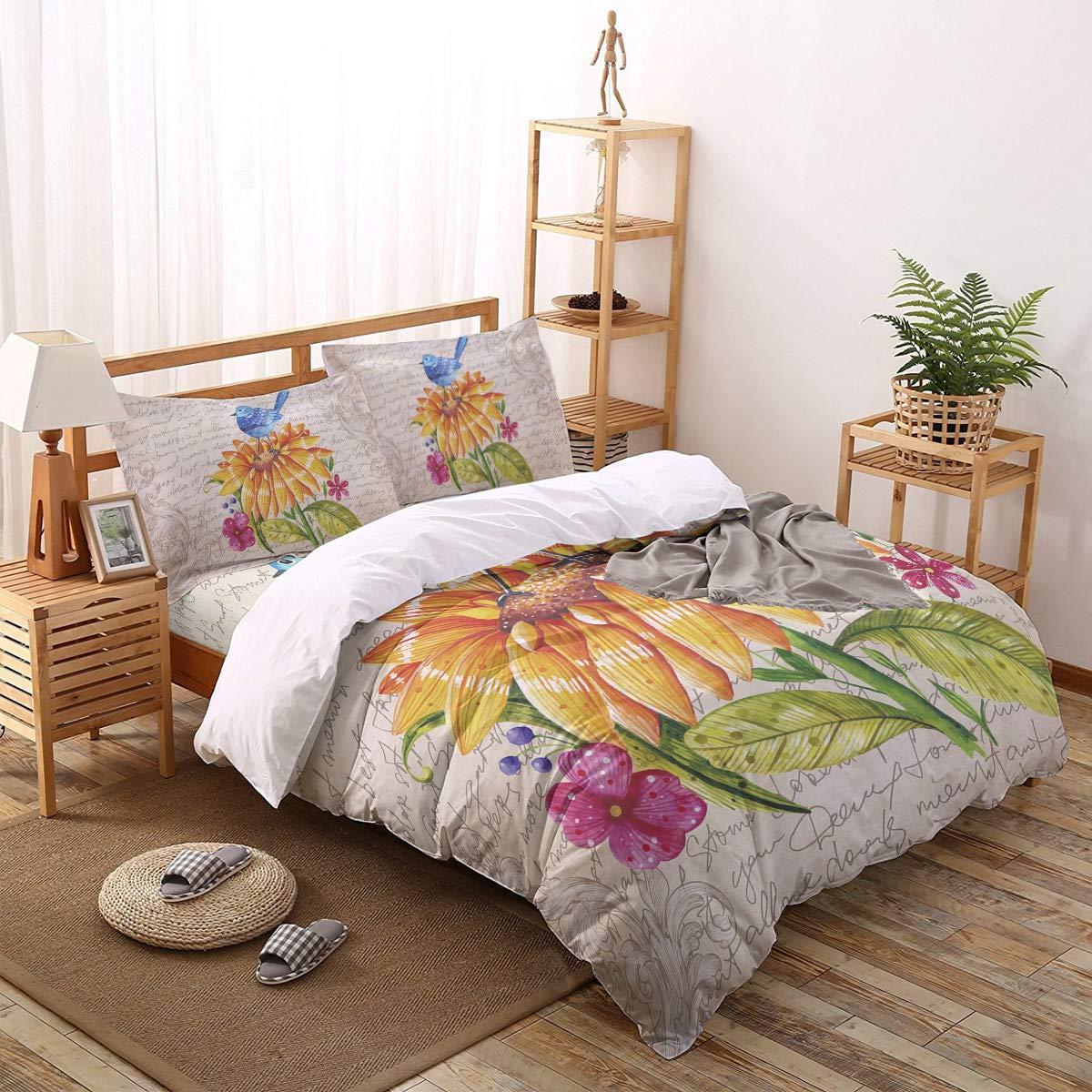 Bedding Empire Bedding Empire 20\" Drop 3 Piece Quilted Dust Ruffle Bed Skirt/Bed Spread with Pillowsham 100% Egyptian Cotton 500 TC Navyblue Calking Size