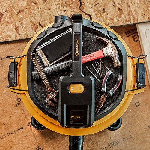Vacmaster Vacmaster Professional Wet/Dry Vac, 12 Gallon, Beast Series, 5.5 HP 2-1/2\" Hose (VJH1211PF0201) , Black