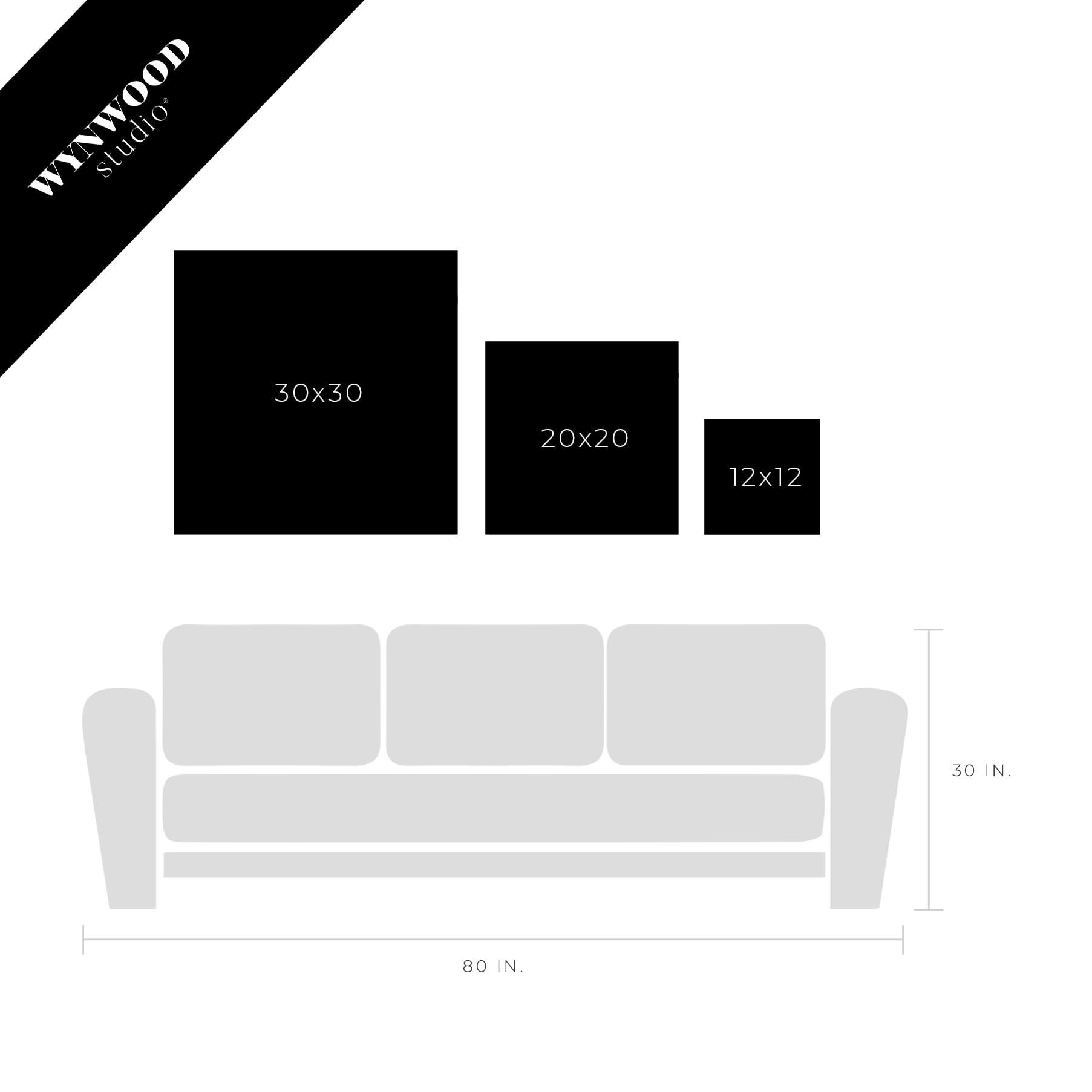 Wynwood Studio Wynwood Studio Holiday and Seasonal Southwestern Wrapped Canvas Art - Ornaments Xmas, Wall Art for Living Room, Bedroom, and Bathroom, 30\" x 30\", Green and Red Home Decor