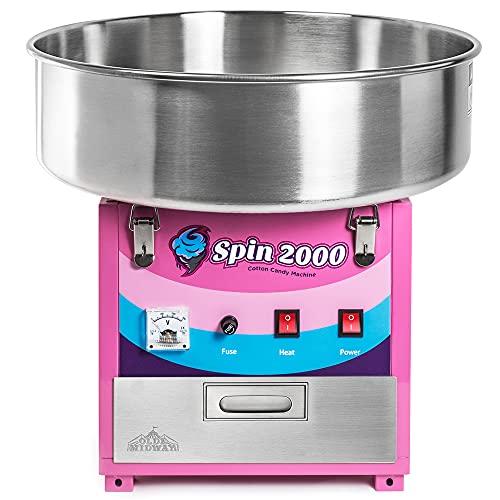 OLDE MIDWAY Olde Midway Commercial Quality Cotton Candy Machine and Electric Candy Floss Maker - SPIN 2000