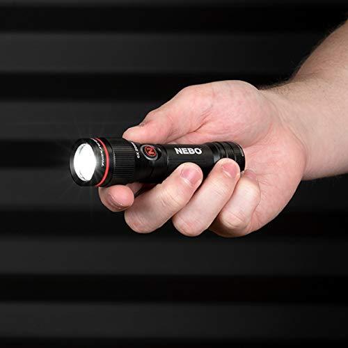 NEBO NEBO Redline Flashlight, Rechargeable LED Water & Impact Resistant Handheld Flashlights, Available in 450, 1000, 1400, & 2000 Lumens, Redline Flex 450 Lumens