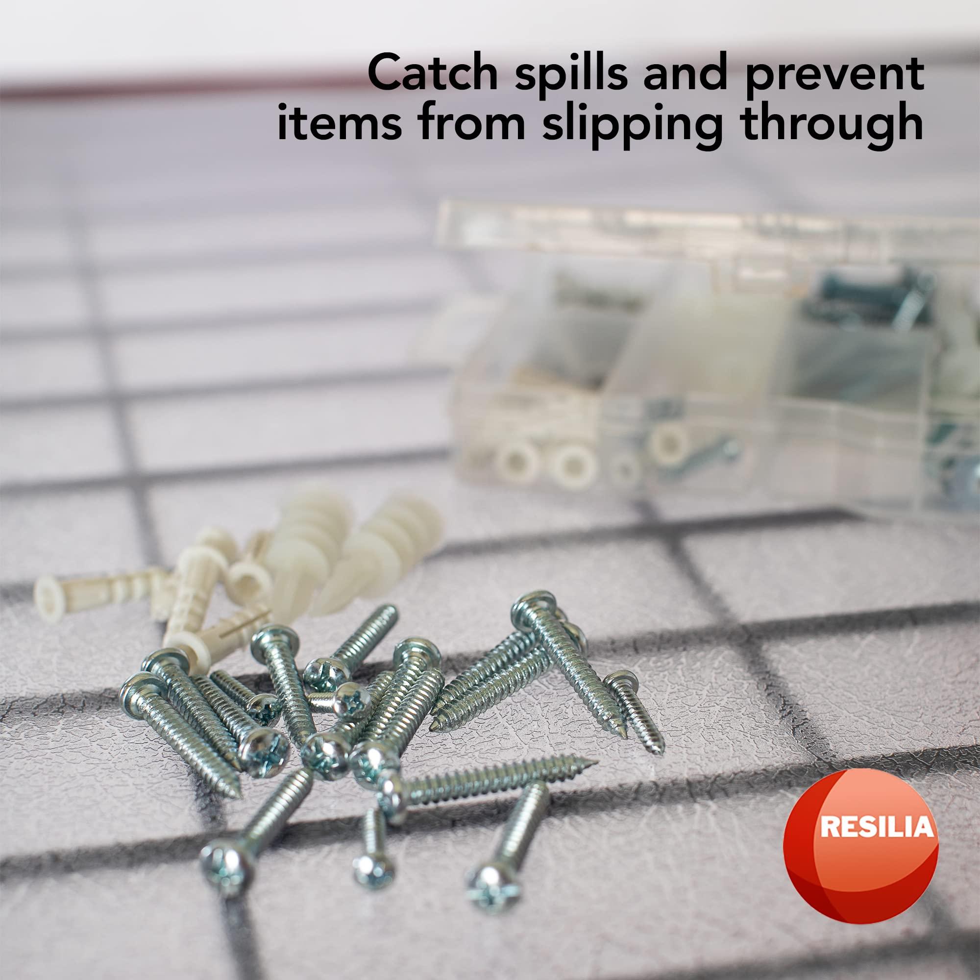 RESILIA Resilia Industrial Shelf Liner Set for Wire Shelving 4 Pack, 24 x 72 Heavy Duty Waterproof Liners, Custom Fit Clear Plastic Vinyl Covers for Kitchen, Bathroom, Pantry, & Garage Rack