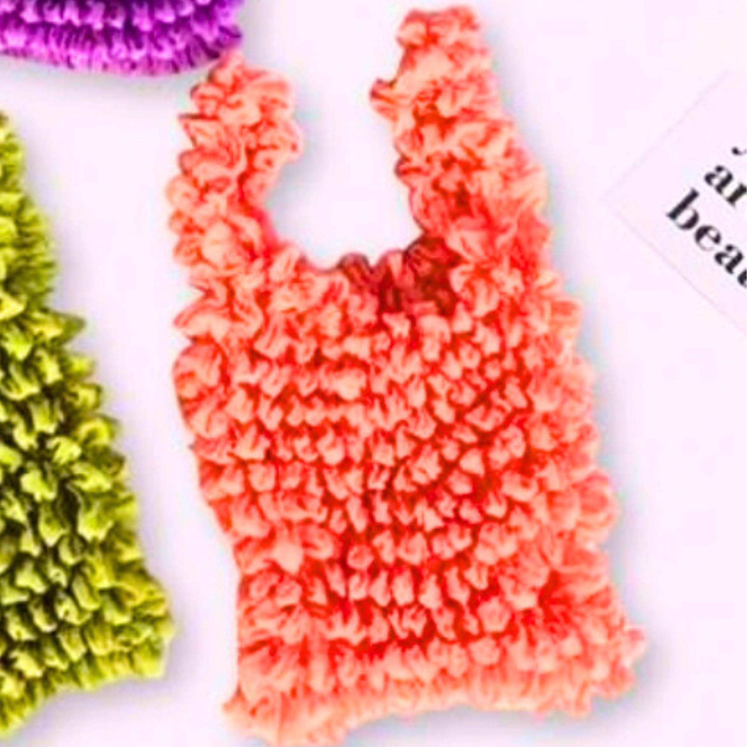 Generic Expandable Shopping Bag, Reusable Grocery Bags, Stretchy Foldable Fabric Bags, Collapsible Pouch, Folding Shrink Totes (Pink-Orange)