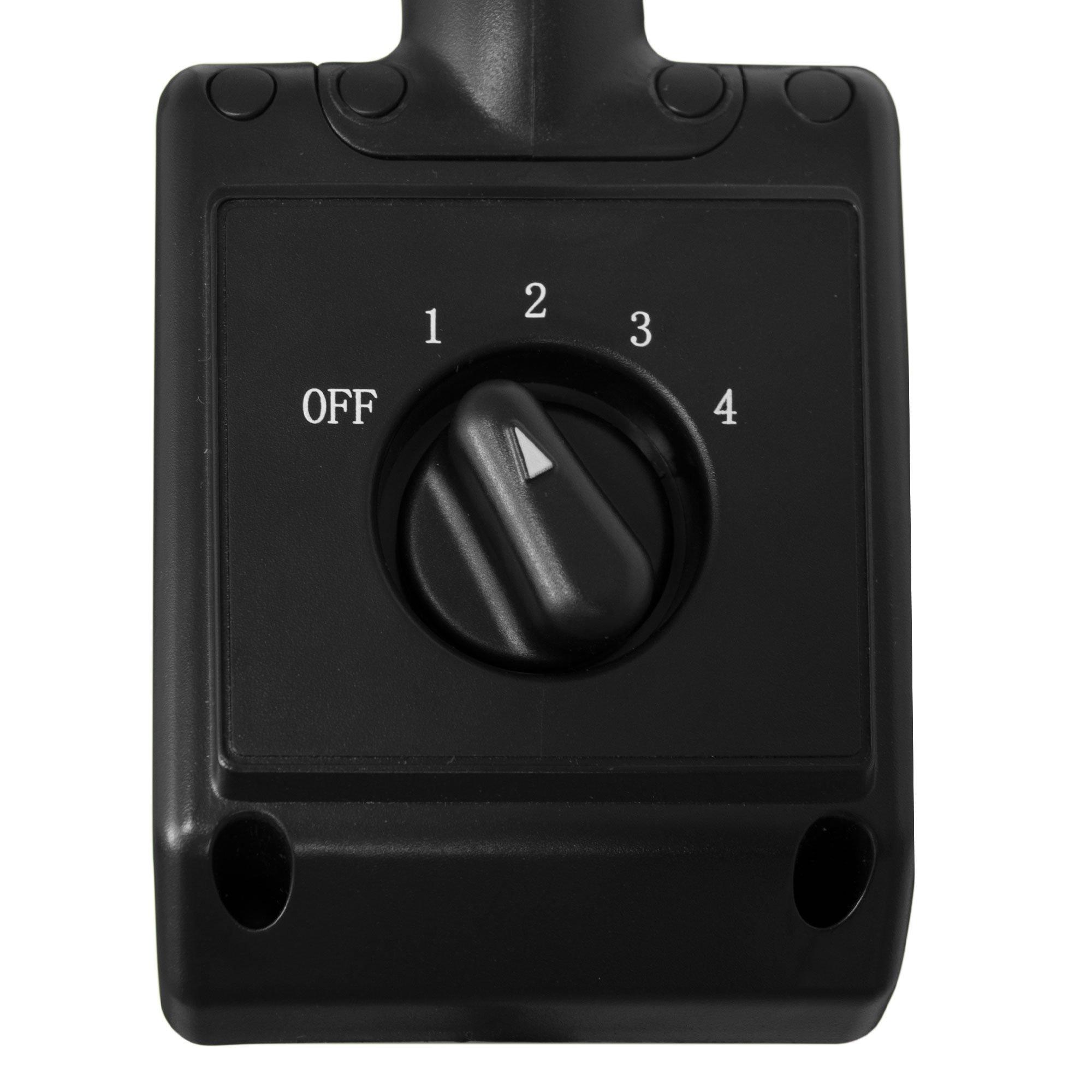 XPOWER XPOWER P-21AR 11" Diameter Industrial High Velocity Axial Air Mover/Carpet Dryer/Floor Fan/Utility Blower 1100 CFM, 0.6 Amps