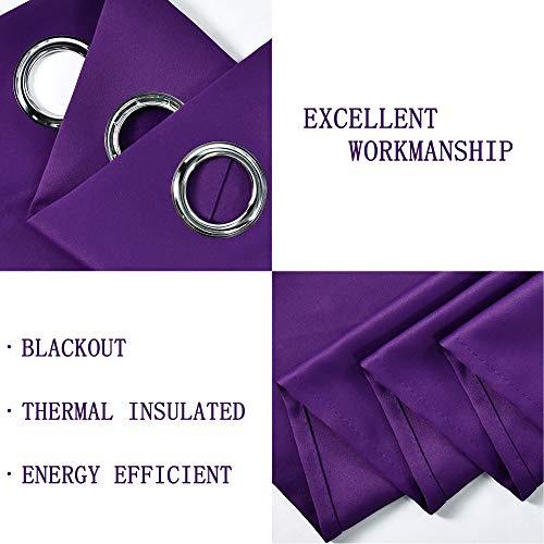 Sky Wave Sky Wave Grommet Top Blackout Curtain Valance - Window Treatment for Living Room, Kitchen. (Coffee 42 Inch Wide by 20 Inch Long- 1panel)