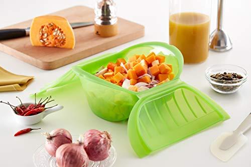 Lekue Lekue 3407600V09U004 Ogya Microwavable Pot, X-Large, Green