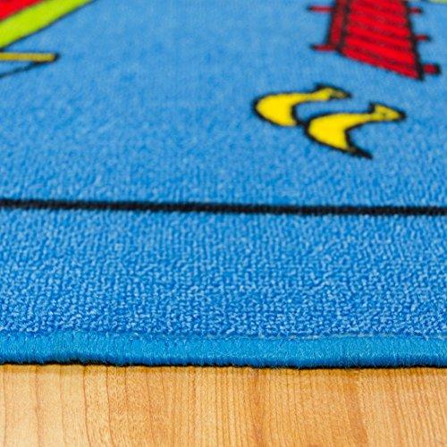 Champion Rugs Children\'s Play Village Mat Town City Roads Rug Carpet (8 Feet X 10 Feet)