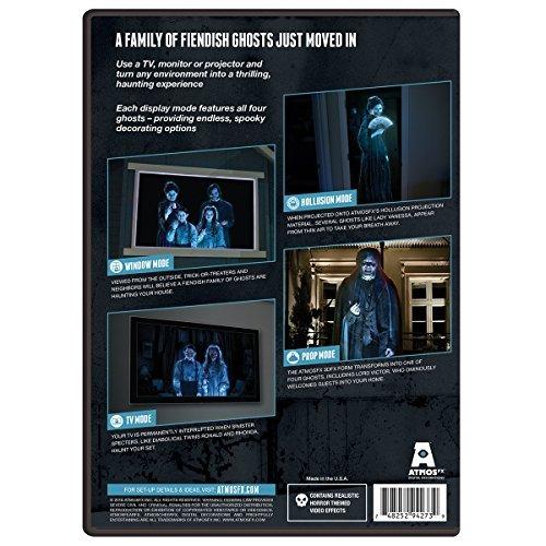 AtmosFX AtmosFX Macabre Manor Digital Decorations DVD for Halloween Holiday Projection Decorating