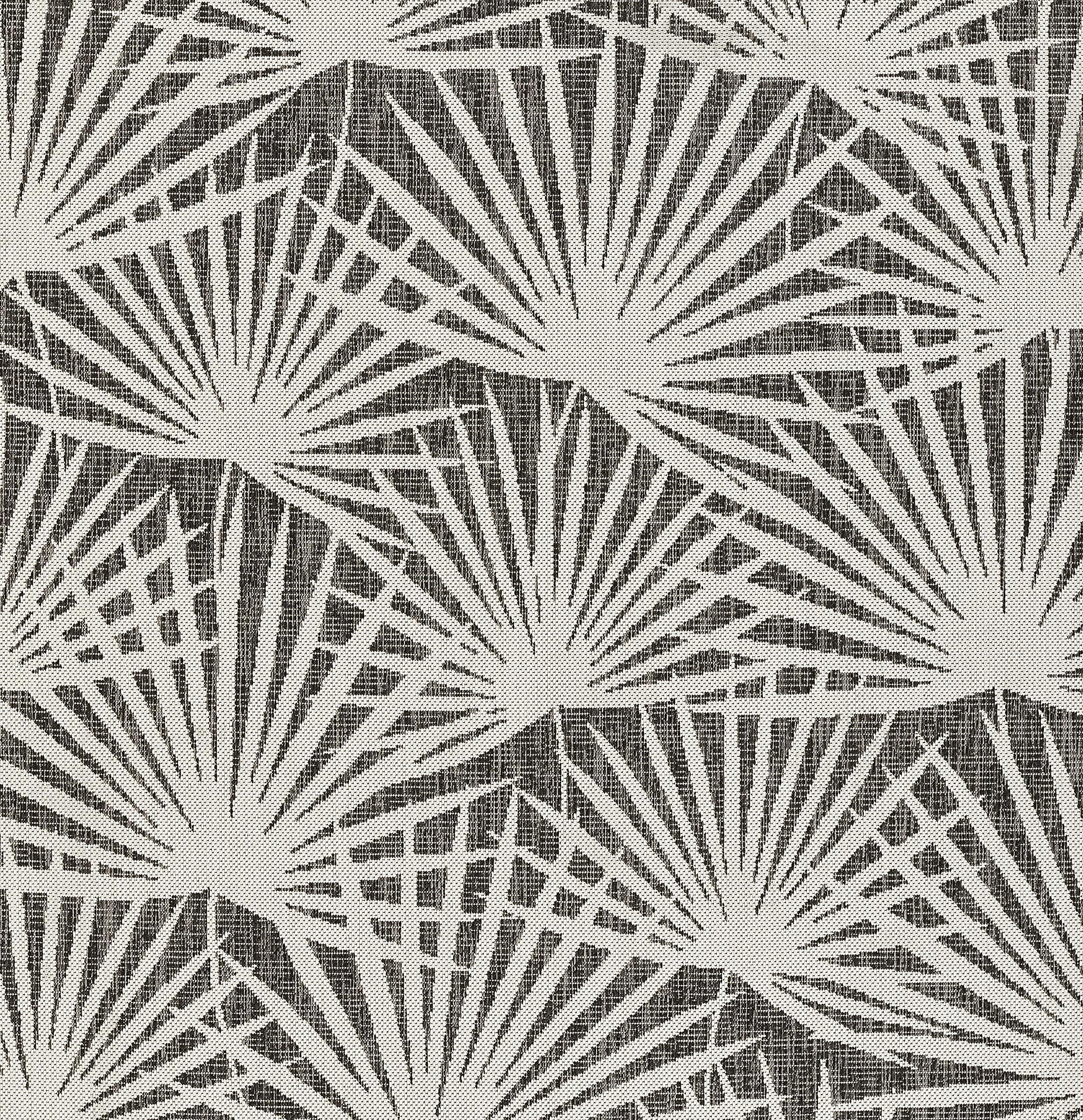 Momeni Novogratz by Momeni Villa Sorrento Charcoal Indoor/Outdoor Area Rug 2\'7\" X 7\'6\" Runner