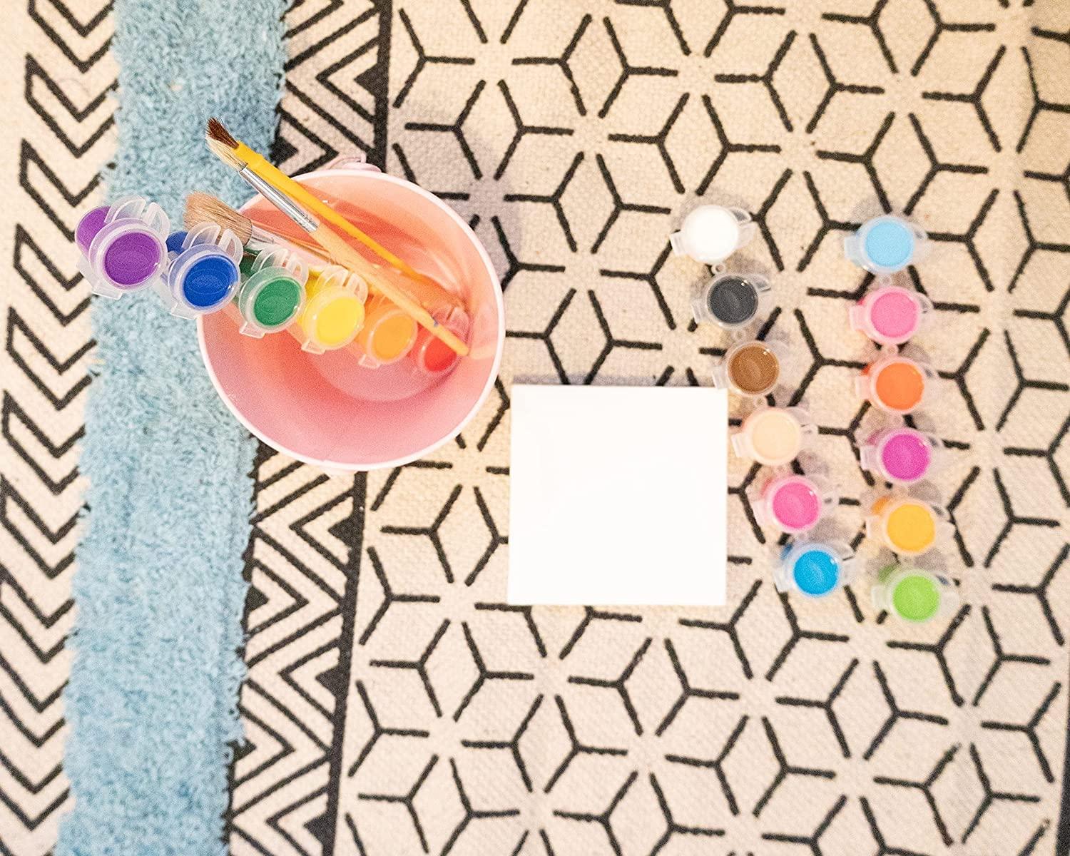 Dominus Decors Small Metal Buckets with Handles - Leak-Proof Metal Pail Bucket - Galvanized Bucket with Handle - Multipurpose Tin Bucket for Party Favors, Organization, School, Weddings, Garden - Set of 6, Pink