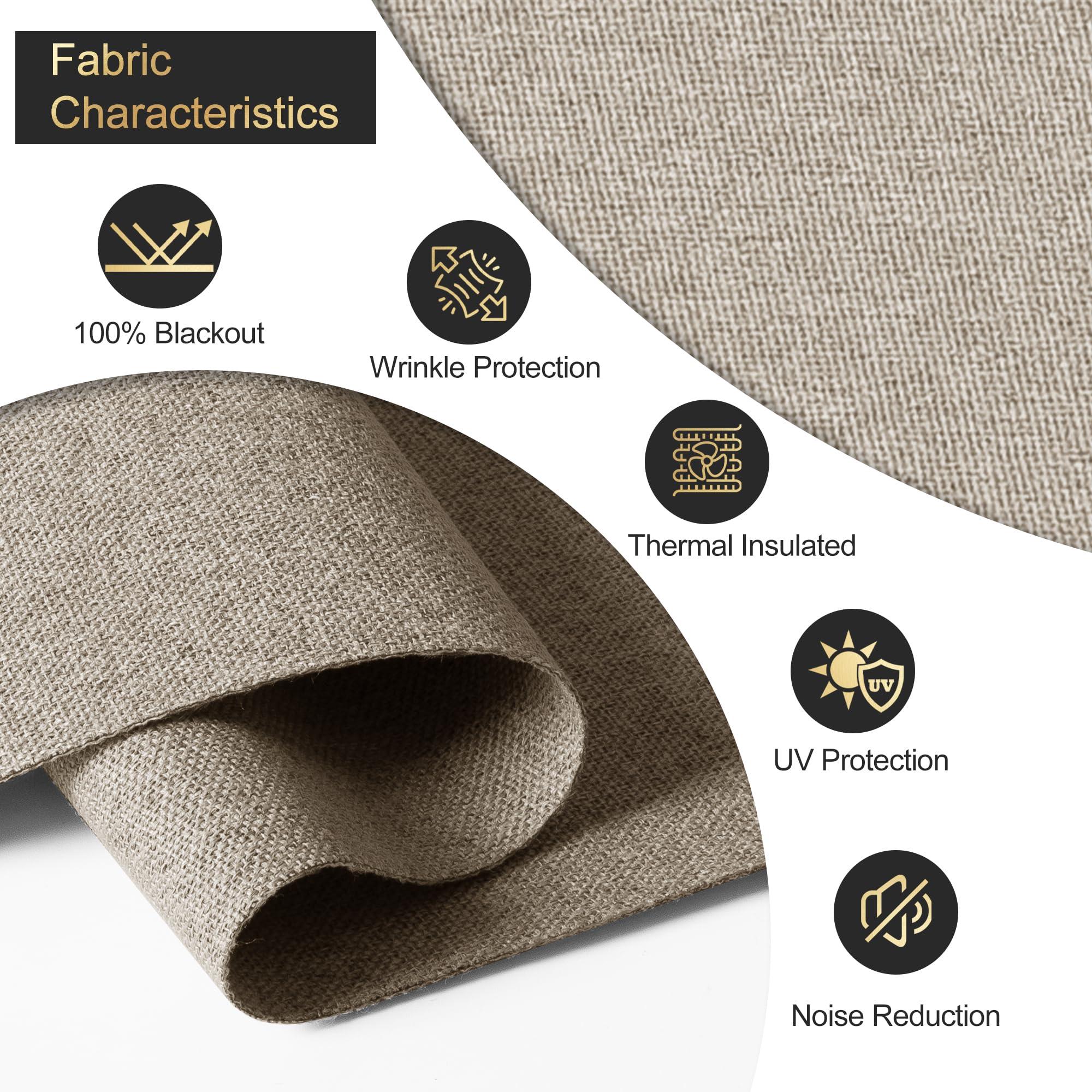 BERISSA BERISSA No Tool No Drill Blackout Roman Shades for Windows,Cordless Roman Blinds,Room Darkening Shades,Pull Down Window Shades for Home Office.Easy to Install.SY Light Brown.42 W x 36" H