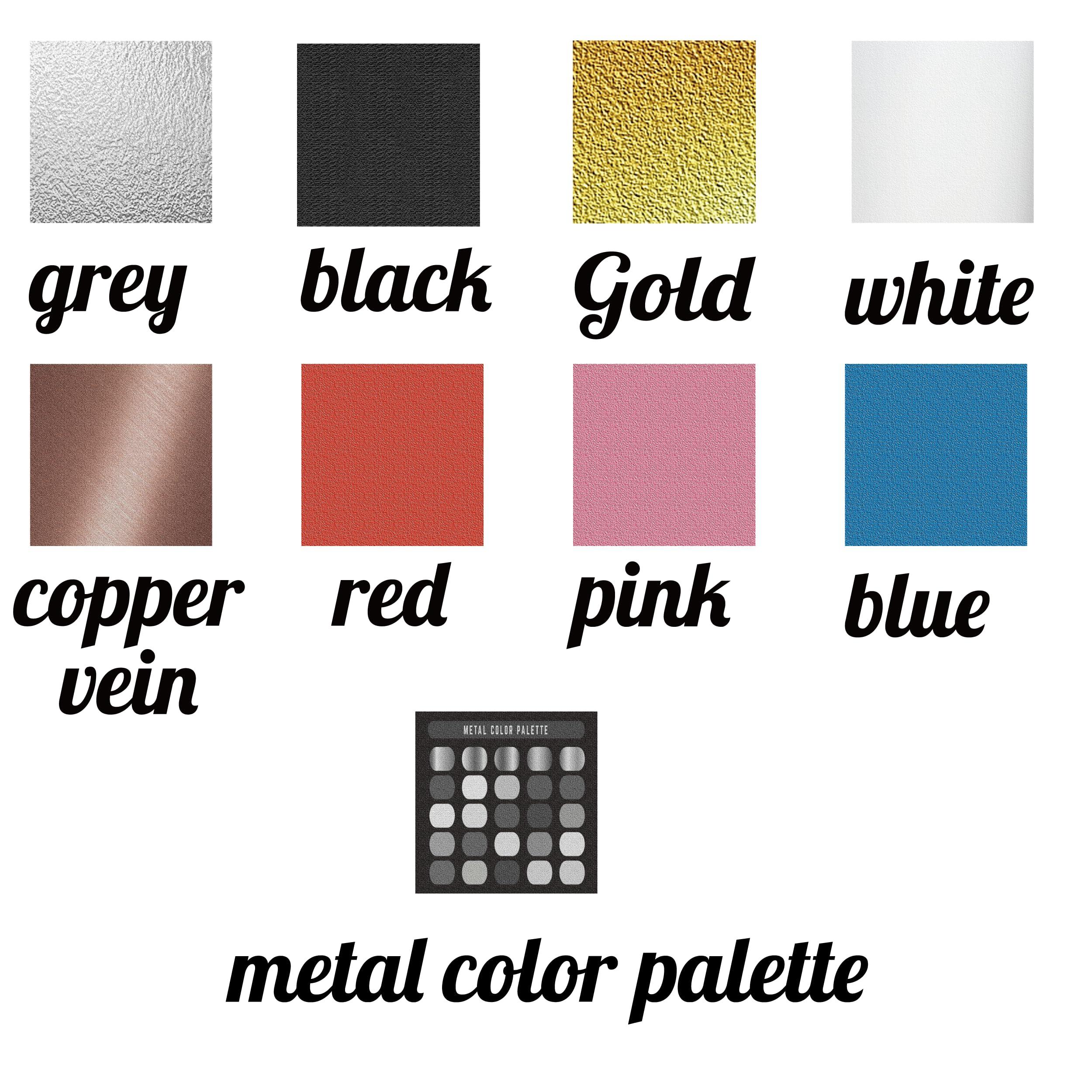 YUAJSTERL Custom Metal Address Sign Street Plaque with Initials, Personalized House Number Sign for Outside, Modern Outdoor Metal Wall Decor, Handmade New Home Gift Housewarming Gift