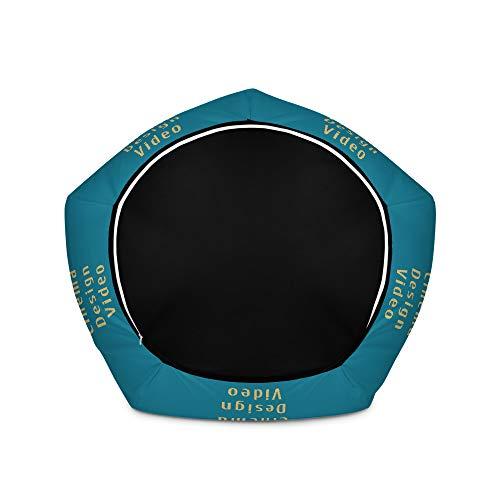 NoGrayDays Bean Bag Chair w/Filling The-Geek-Seat Soft Sofa Gaming Sack Funny Novelty Gift for Men Women Kids Teens mom dad Adults