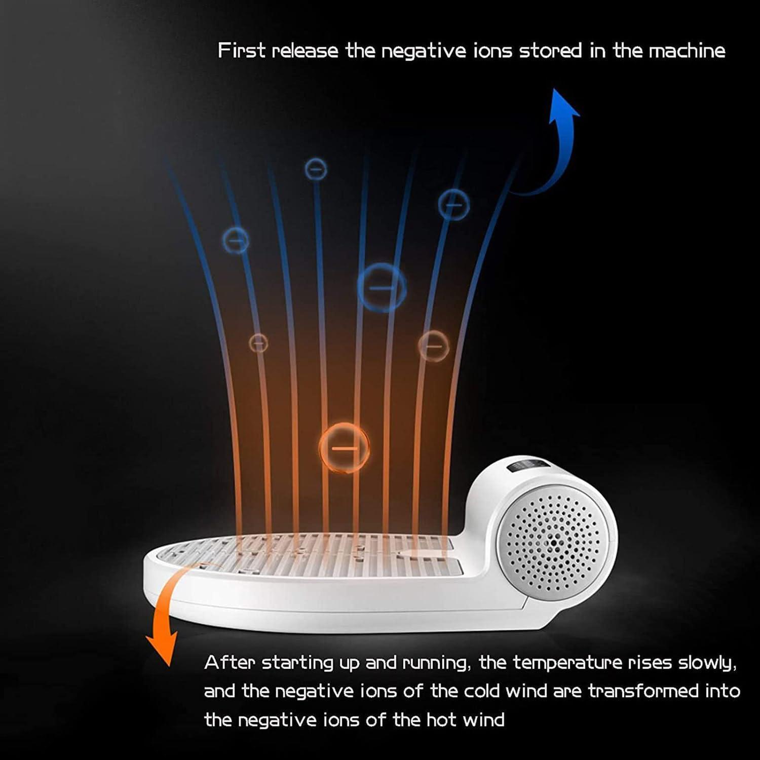 DAZULI Body Dryer, Body Dryer After Shower, 1350W Air Shower,Negative Ions Body Heater Blow Dryer,Drying Machine Hand Dryer for Home and Bathroom, Ideal for People with Mobility Problems,110V