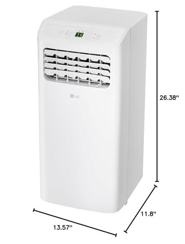 LG LG LP0524WFR Portable Air Conditioner w/Remote, Cools 150 Sq.Ft, Quiet Operation, 115V, 5,000 BTU (7700 ASHRAE), White