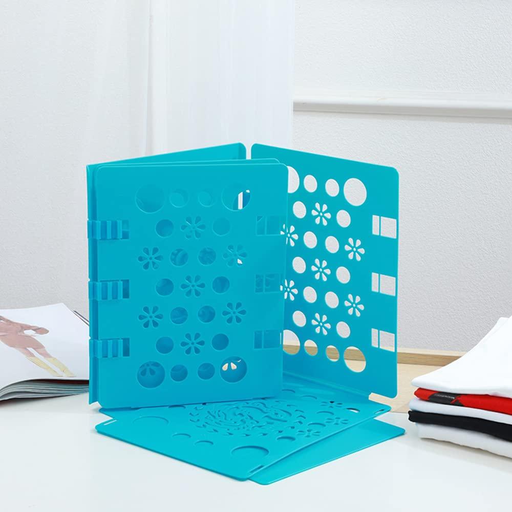TopHomer TopHomer t Shirt Folder Clothes Folding Board Plastic Laundry Folder Home Storage Tool for Adults and Children 11.42 * 8.66 * 1.96 inches (Red)