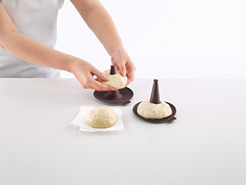 Lekue Lekue Bagel Maker with 6 Individual Bagel Molds, Brown