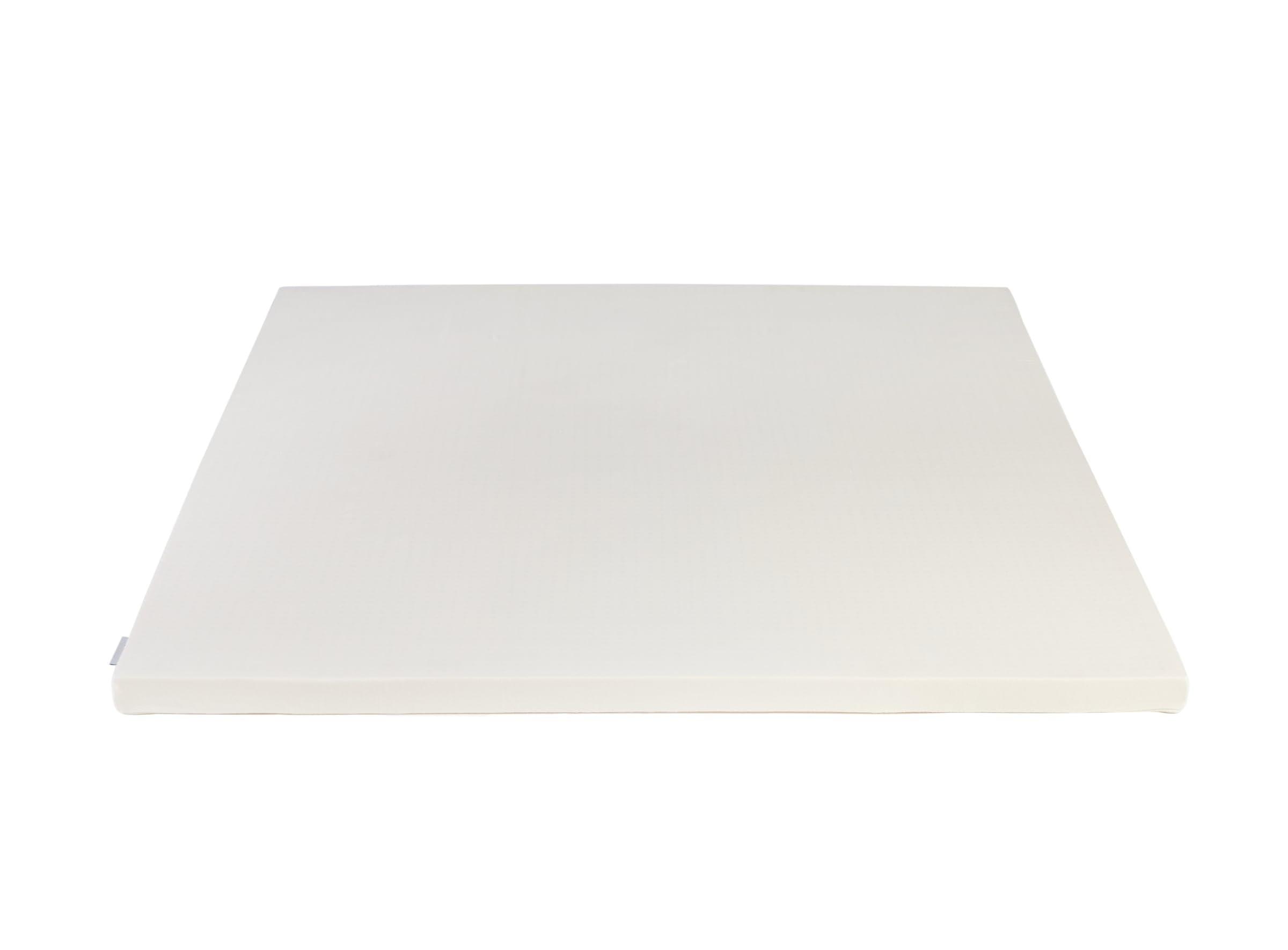 Sleep On Latex Pure Green Natural Latex Mattress Topper w/Jersey Cover - Firm - 2 Inch - Twin XL Size (GOTS Certified Organic)