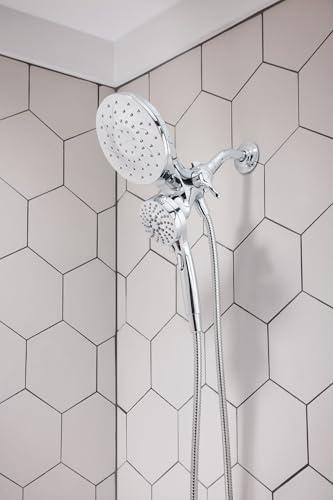 Moen Moen 26009 Tub Faucets and Accessories Magnetix 2.5 GPM Handheld/Rain Shower Head 2-in-1 Combo Featuring Magnetic Docking System, Chrome