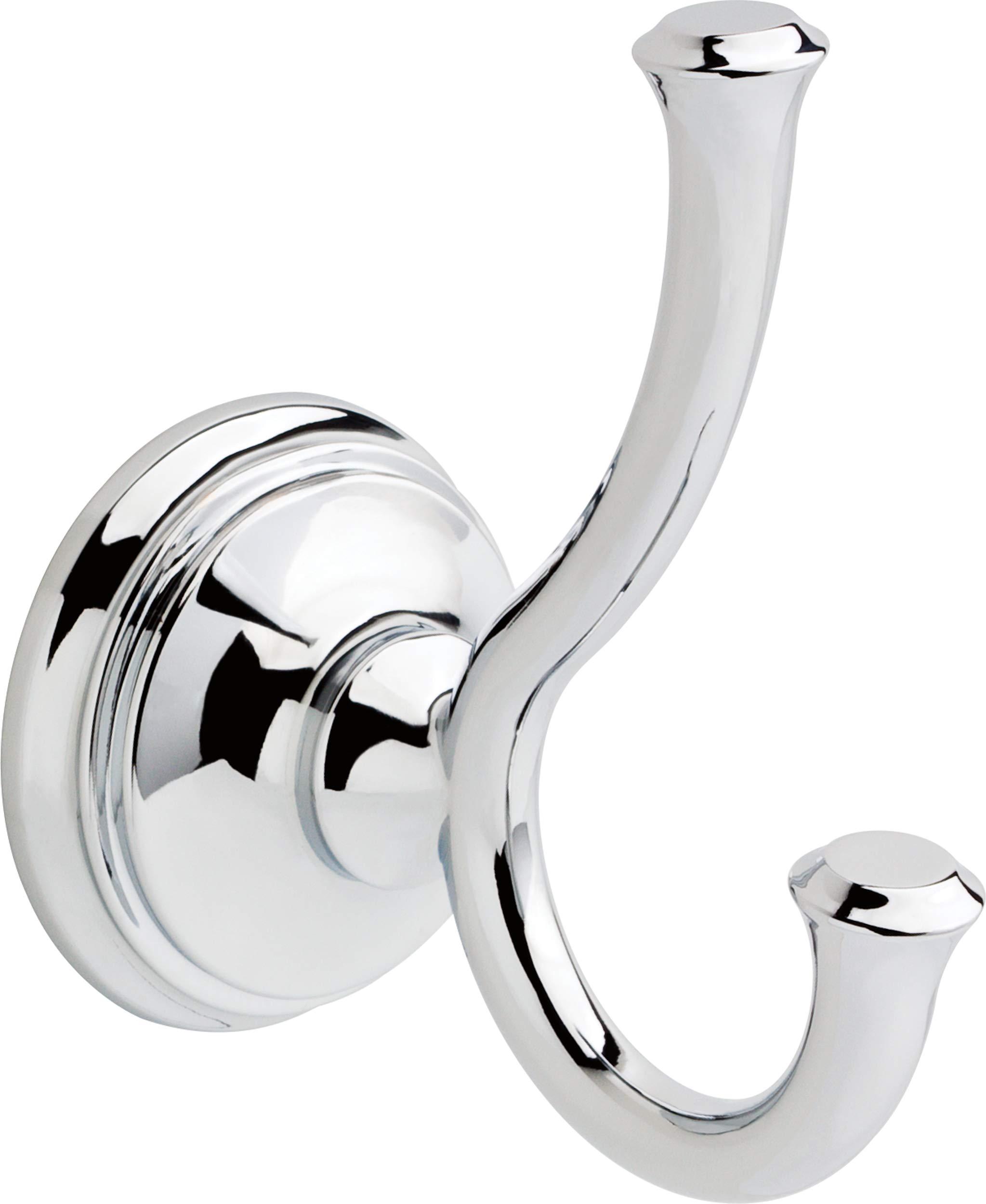 DELTA Delta 79735 Cassidy Double Towel Hook Bath Hardware Accessory in Polished Chrome