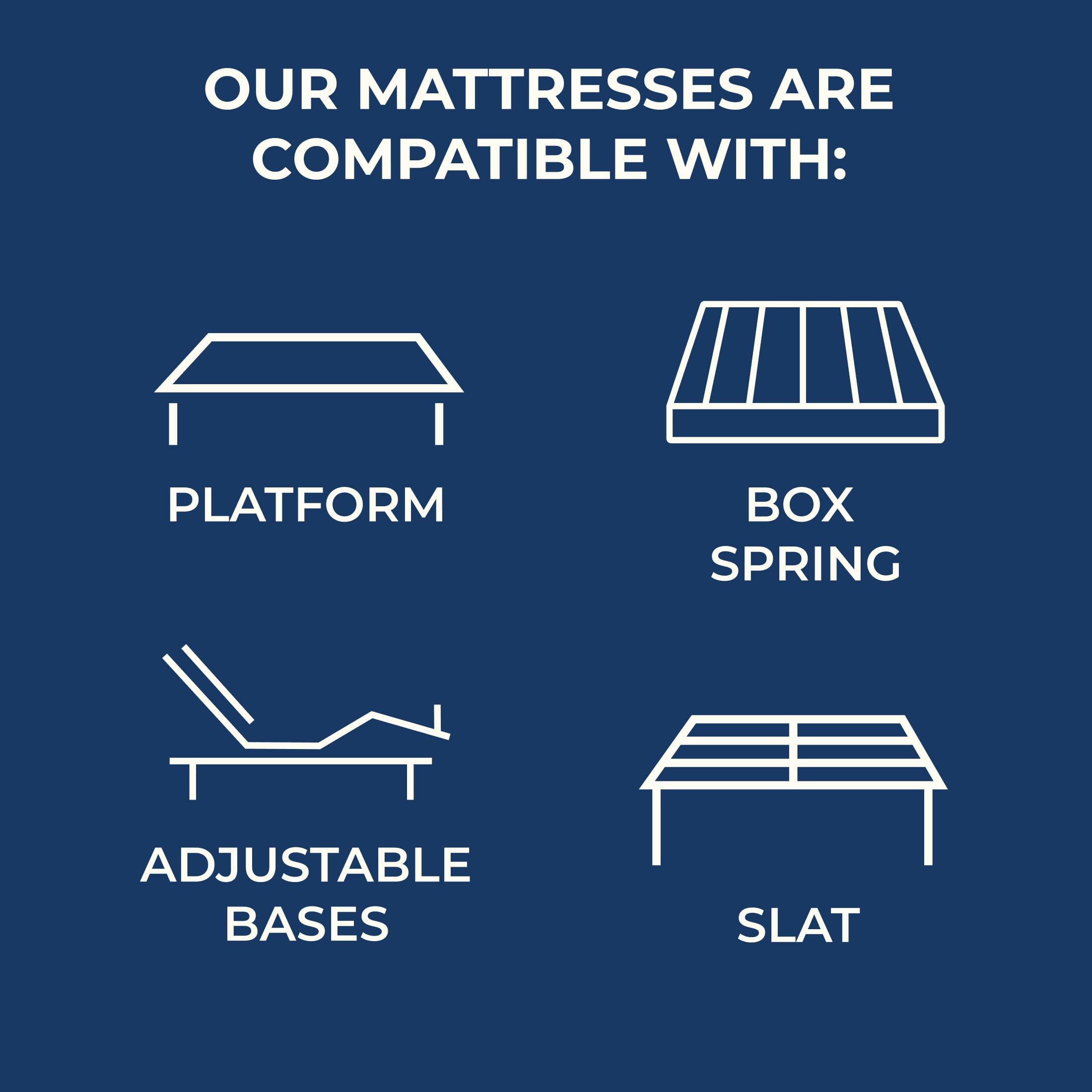 Brooklyn Bedding Brooklyn Bedding Select 8" Gel Memory Foam Hybrid Mattress, King