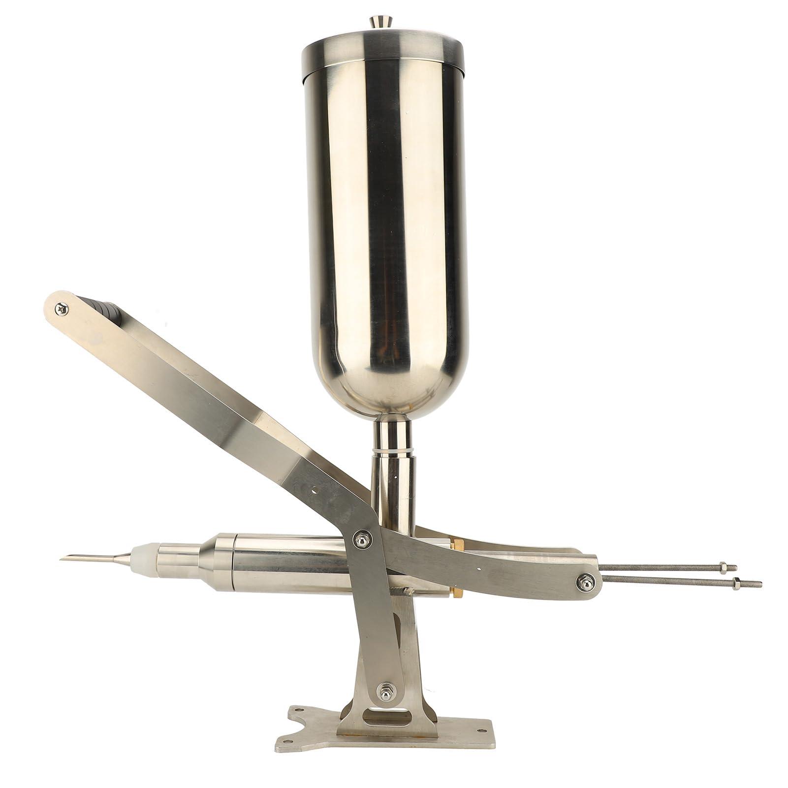 TARSHYRY TARSHYRY Donut Filler Machine, Donuts Dessert Churro Makers, 4.5L Manual 304 Stainless Steel Doughnut Cream Filling Machine for Bread Cake Churros