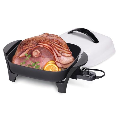 Presto Presto 06620 11-Inch Electric Skillet,Black/White