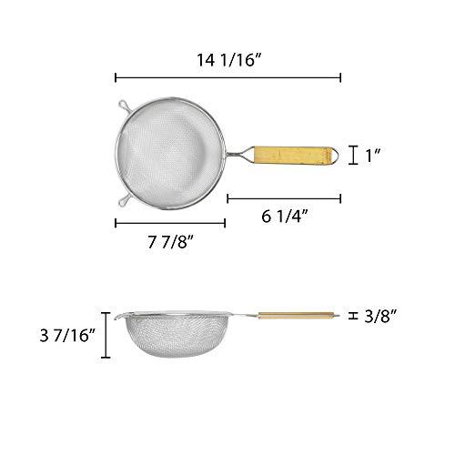 Thunder Group Thunder Group 8-Inch Single Mesh Strainer, Medium
