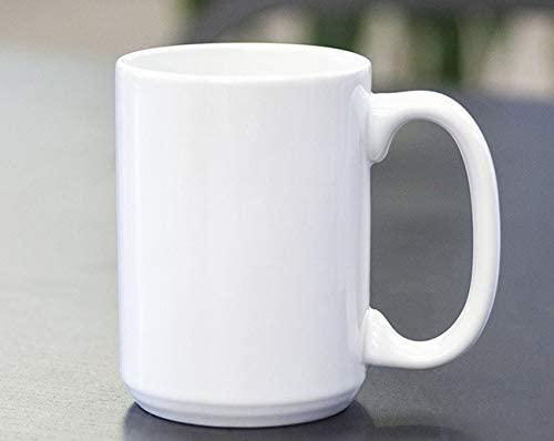 QOMOLANGMA QOMOLANGMA 15 oz Sublimation Blank Ceramic Coffee Mugs Blank White Mugs Cups Packed in the White Box 36PCS