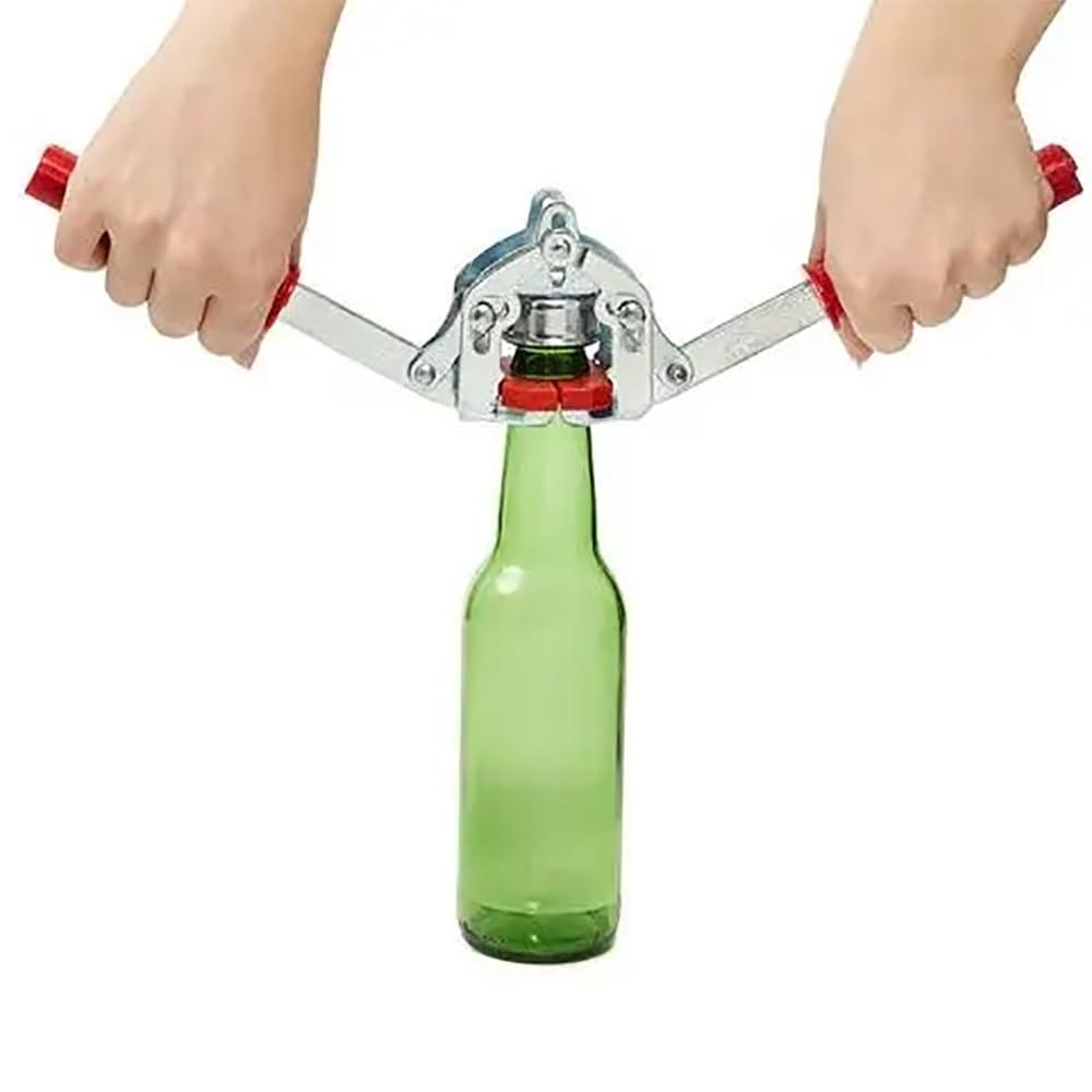 TsoLay Beer Cap Sealing Machine, Crown Capper, Hand Bottle Capper, Double Lever Hand Capper, Not Easy to Break and Damage Bottle Body, Easy Pressing, Perfect for Capping and Sealing Home Brewing Bottle